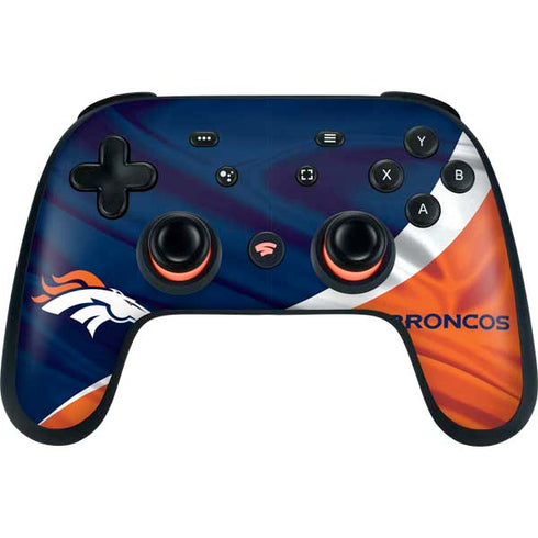 NFL Denver Broncos Google Stadia Controller Skin